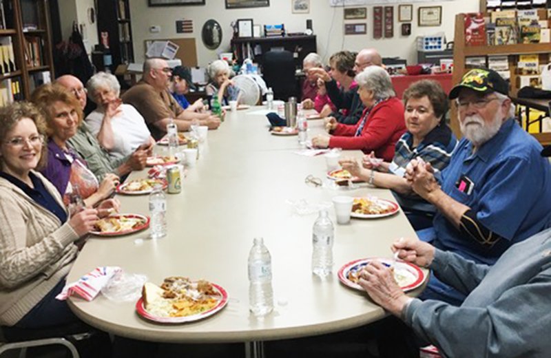 Submitted photo VETS HONORED: Hot Springs of Arkansas DAR Chapter honored area Vietnam veterans and their families at an indoor picnic on Saturday, May 11, at the Melting Pot Genealogical Society's meeting room at 649 Ouachita.