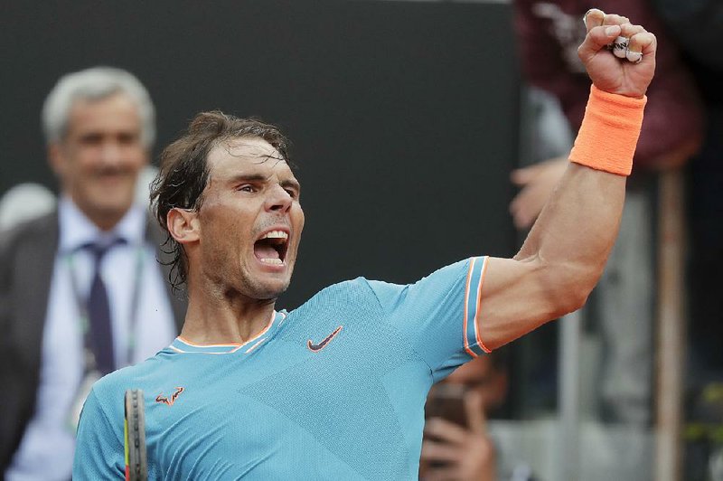 Rafael Nadal beats Stefanos Tsitsipas to reach Italian Open final.