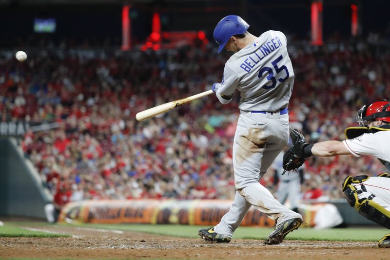 Dodgers hit 4 HRs, beat Reds for 4th straight victory
