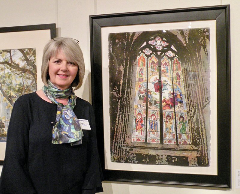 Donna Twyford of Hot Springs Village received the MSW Gold Award at the 49th annual Mid-Southern Watercolorists Juried Exhibition at the Historic Arkansas Museum in Little Rock. She titled her painting Cologne Cathedral.