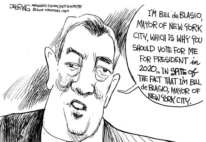 JOHN DEERING CARTOON: The mayor of New York City