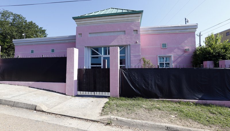 This Friday, May 17, 2019 photo shows the Jackson Women's Health Organization in Jackson, Miss. The facility is the state's only abortion clinic. (AP Photo/Rogelio V. Solis)