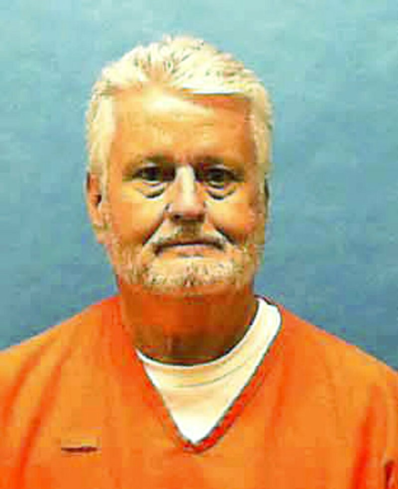 In this updated photo made available by the Florida Department of Law Enforcement shows Bobby Joe Long in custody. Long, is scheduled to be executed Thursday, May 23, 2019, for killing 10 women during eight months in 1984 that terrorized the Tampa Bay area. He was sentenced to 401 years in prison, 28 life sentences and one death sentence. His execution is for the murder of 22-year-old Michelle Simms. (Florida Department of Law Enforcement via AP)