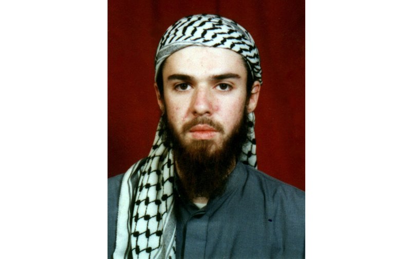 American John Walker Lindh is seen in this undated file photo obtained Tuesday, Jan. 22, 2002, from a religious school where he studied for five months in Bannu, 304 kilometers (190 miles) southwest of Islamabad, Pakistan. Lindh, the young Californian who became known as the American Taliban after he was captured by U.S. forces in the invasion of Afghanistan in late 2001, is set to go free Thursday, May 23, 2019, after nearly two decades in prison.