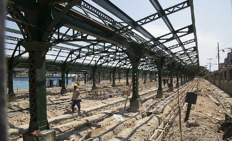 Work on the central rail station in Havana, has been ongoing for more than 10 years, part of a multi-year plan to rebuild the nation’s rail system.