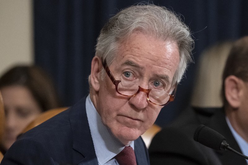  In this May 9, 2019 file photo, House Ways and Means Committee Chairman Richard Neal, D-Mass., at a hearing on Capitol Hill in Washington. The House overwhelmingly approved a bill Thursday to promote retirement security by making it easier for small businesses and other companies to offer retirement plans. (AP Photo/J. Scott Applewhite)