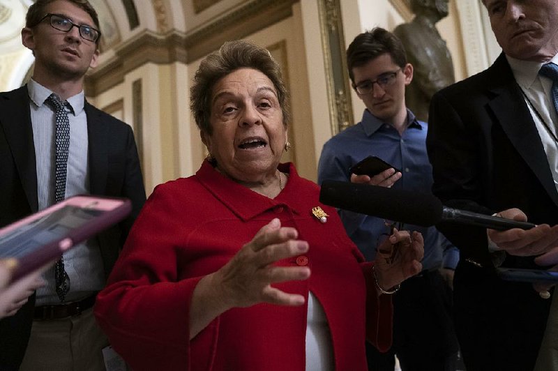 Rep. Donna Shalala, D-Fla., said Friday that she was upset that Rep. Chip Roy, R-Texas, blocked the disaster-aid bill. “It’s just irresponsible,” she said.