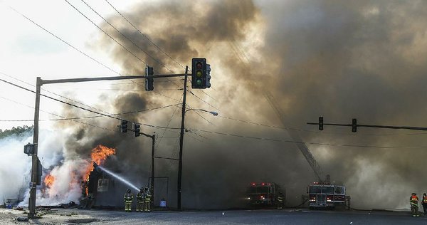 Cabinet-making firm goes up in flames