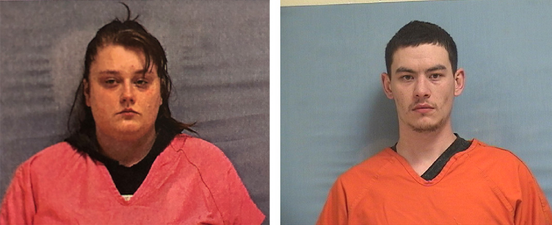 (Left) McKenna Belcher-Cawley, 26. (Right) Everette Cawley, 23.