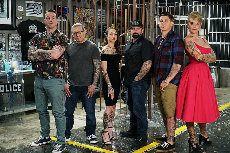 The Prison Break Tattoo shop staff members include Robbie, Rich, Janice Danger, BK, Tony and Zoey. Their goal is to create meaningful tattoos for first responders