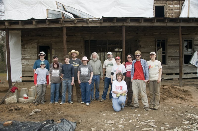 The Taylor House in Drew County was the focus of a spring break dig in March 2014. Arkansas Democrat Gazette file photo/Cary Jenkins