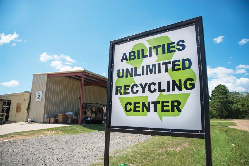 A Banner-News file photo shows the Abilities Unlimited Recycling Center near W. University Street in Magnolia.