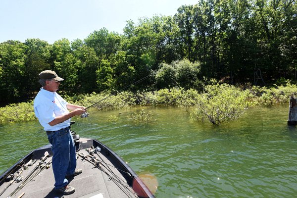 Full lake pleases anglers