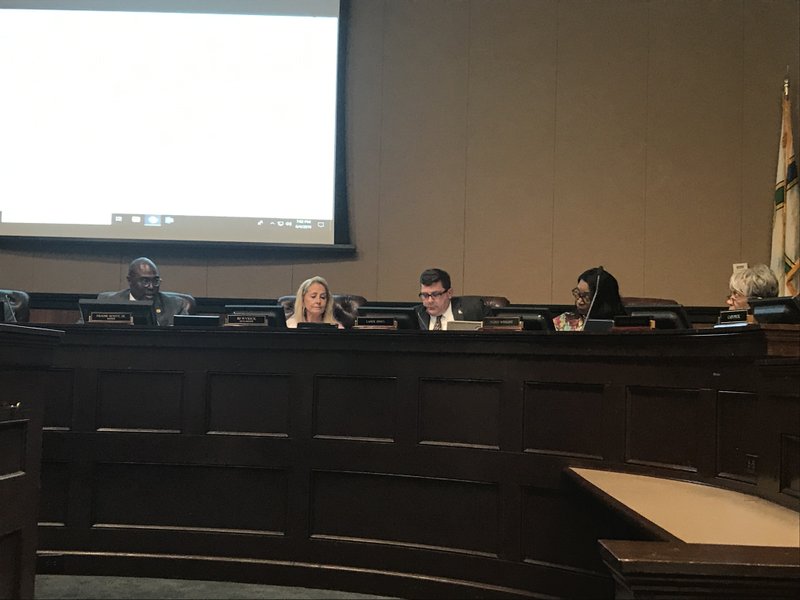 The Little Rock board approves a budget cut, Tuesday, June 4.