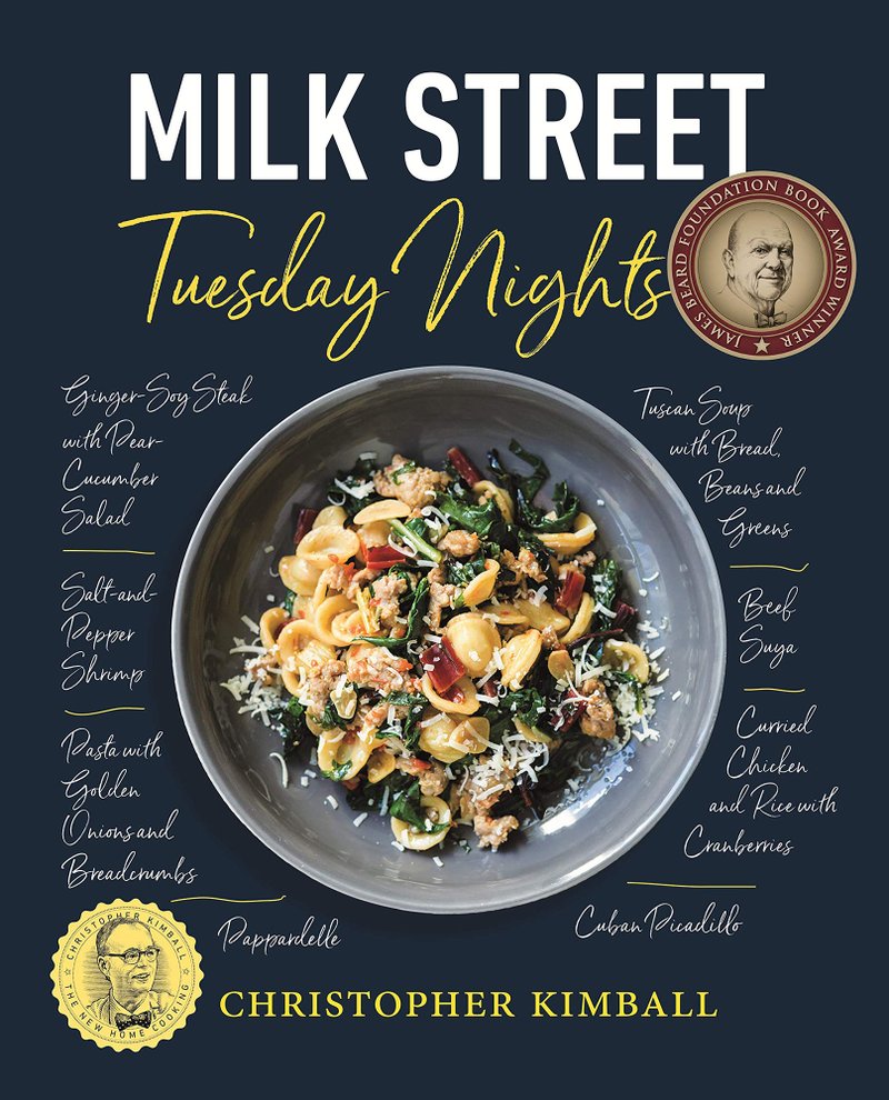 Milk Street: Tuesday Nights by Christopher Kimball was the only book to win both a James Beard Foundation book awards and International Association of Culinary Professionals award for 2018.