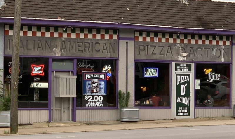 Pizza D'Action reopened May 30 in Little Rock's Stifft Station. Arkansas Democrat-Gazette/Eric E. Harrison