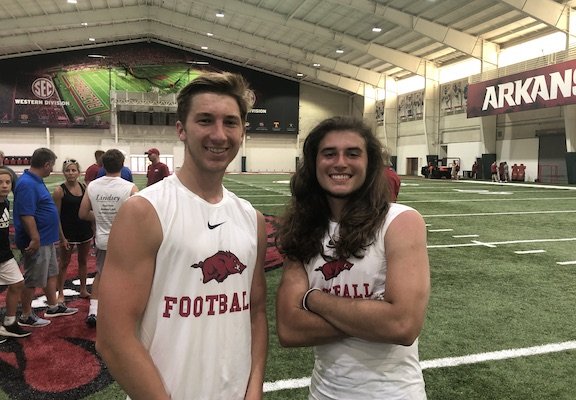 Wholehogsports Arkansas Prospects Get Kick Out Of Specialists Camp