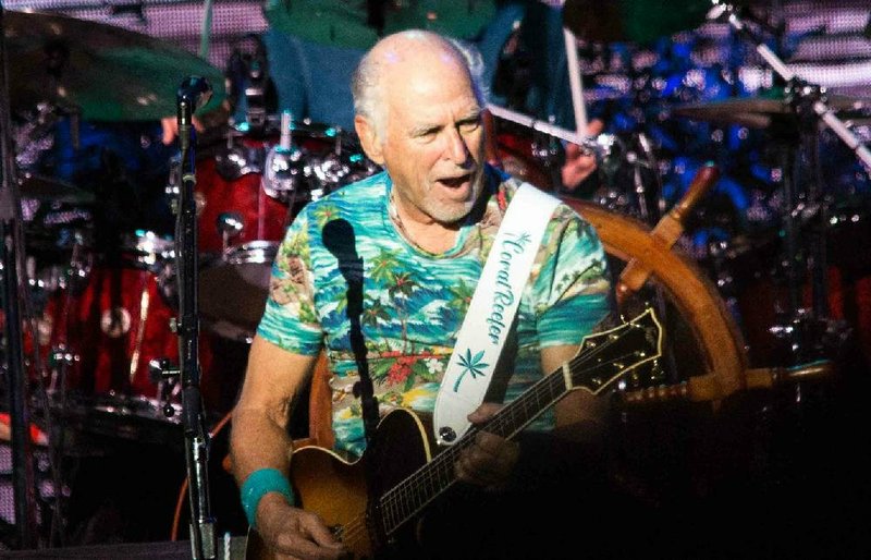 Jimmy Buffett performs at North Little Rock's Verizon Arena in North Little Rock. (Photo by Isabelle Berryhill)