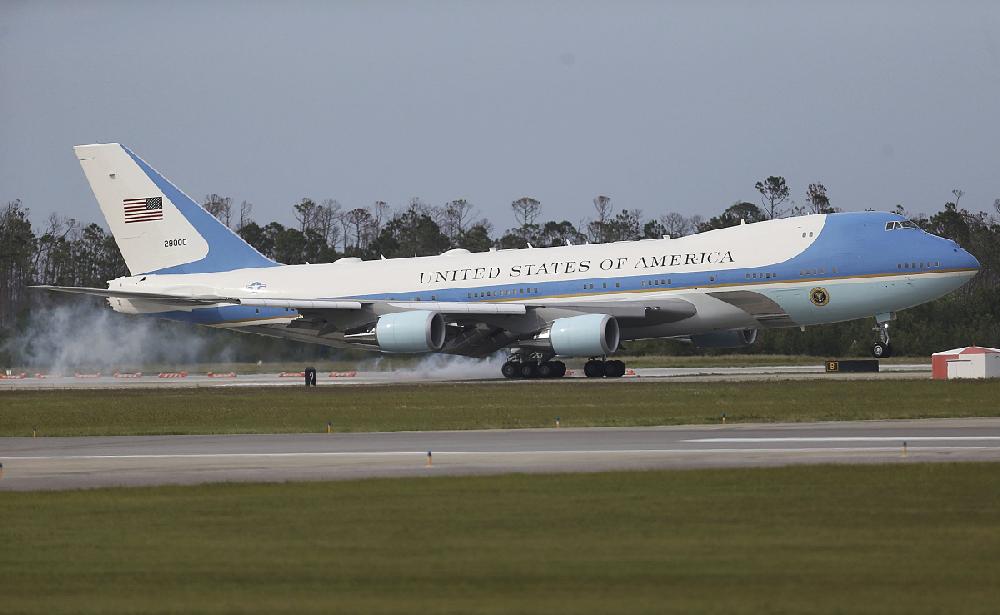 red white blue air force ones