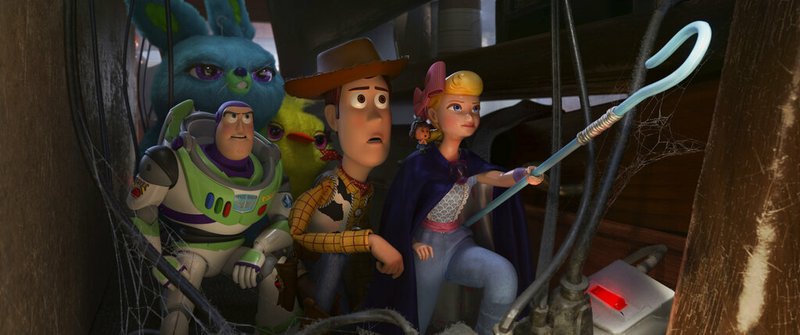 This undated image provided by Disney/Pixar shows a scene from the movie "Toy Story 4." (Disney/Pixar via AP)