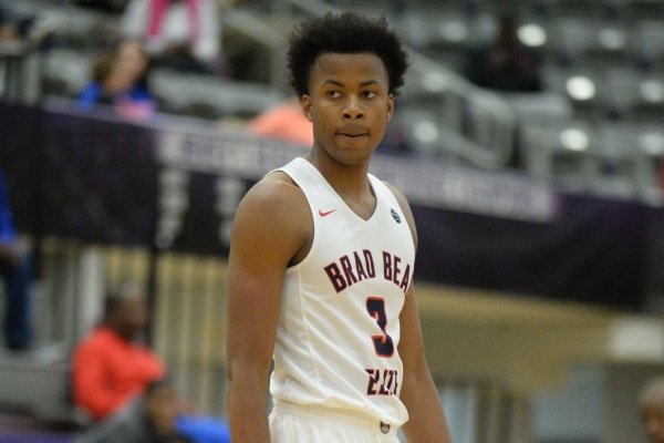 Moses Moody stands Friday, April 12, 2019, during play at Fayetteville High School.