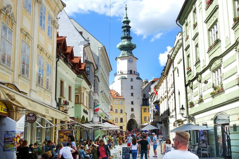 Bratislava’s old town has come a long way since it was nearly a ghost town in the Communist era. Photo by Rick Steves via Rick Steves' Europe