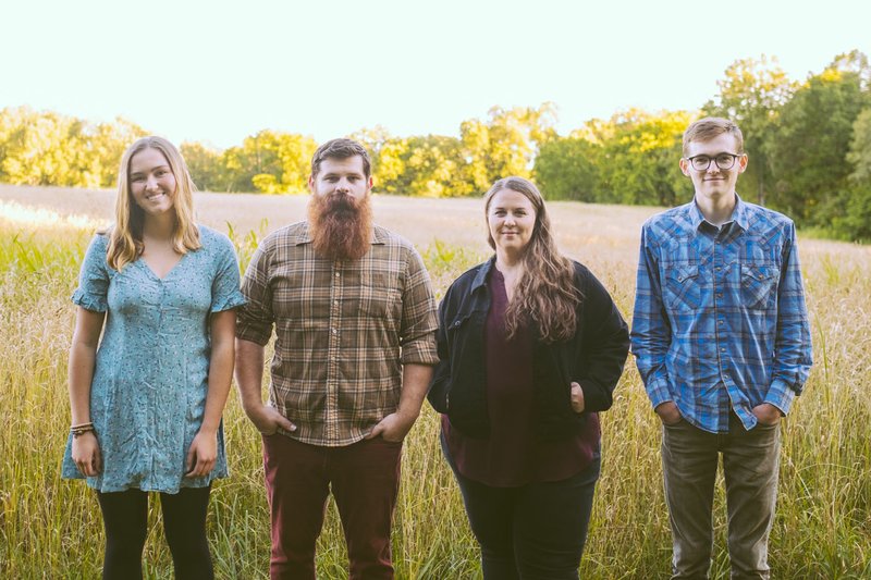 Courtesy Photo The current configuration of National Park Radio, about to go on a summer tour, includes (from left) Grace Slayden, Stefan Szabo, Kerrie Szabo and Riley Slayden.