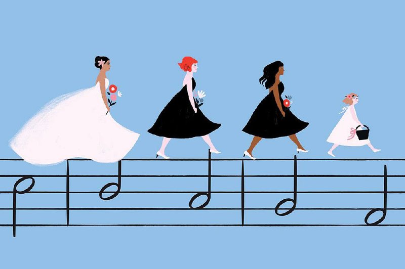 Johann Pachelbel’s classic Canon in D major, a composition that shares elements of “Row, Row, Row Your Boat,” remains a perennial for brides and grooms, even though it was never intended to be. 