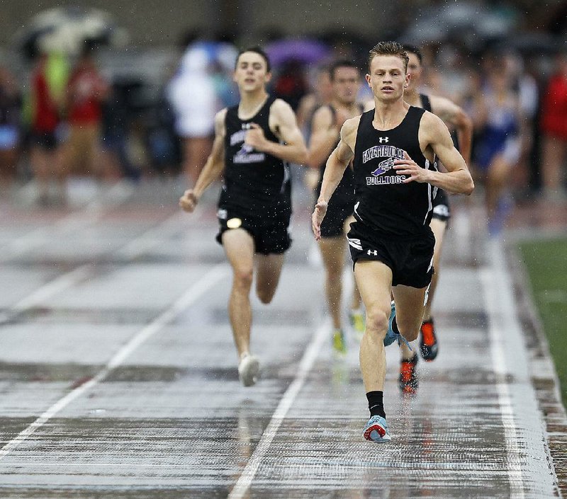 Fayetteville senior Camren Fischer won four individual state championships(three in track and field and another in cross country), then set a Meet of Champions record in the 1,600 in his final race for the Bulldogs. 