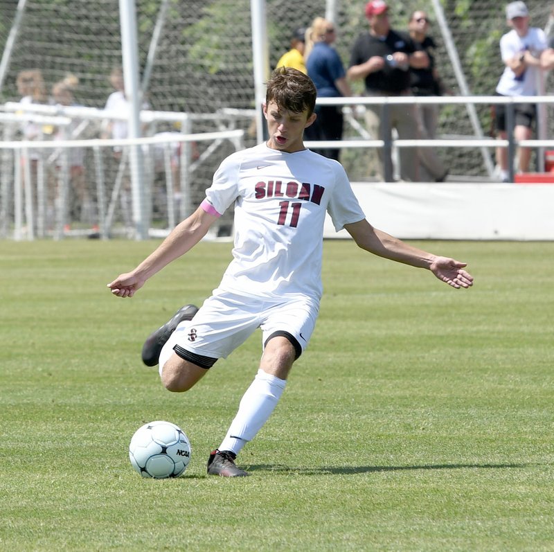 Bud Sullins/Special to Siloam Sunday Former Siloam Springs boys soccer standout Eli Jackson will represent the West All-Stars on Friday in the annual Arkansas High School Coaches Association All-Star Boys Soccer Game at Estes Stadium on the campus of the University of Central Arkansas in Conway.
