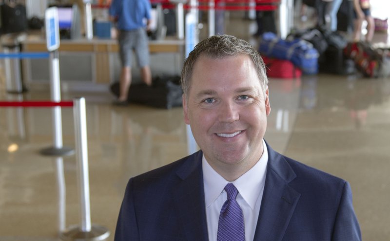 Shane Carter, Director of Public Affairs and Governmental Relations for the Bill and Hillary Clinton National Airport and and a vice president of the Arkansas Aerospace and Defense Alliance, is shown in this file photo.

