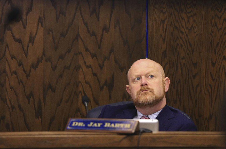 Former state Board of Education chairman Jay Barth is shown in this file photo.