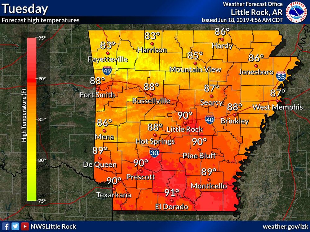 Severe storms possible across Arkansas on Wednesday, forecasters say