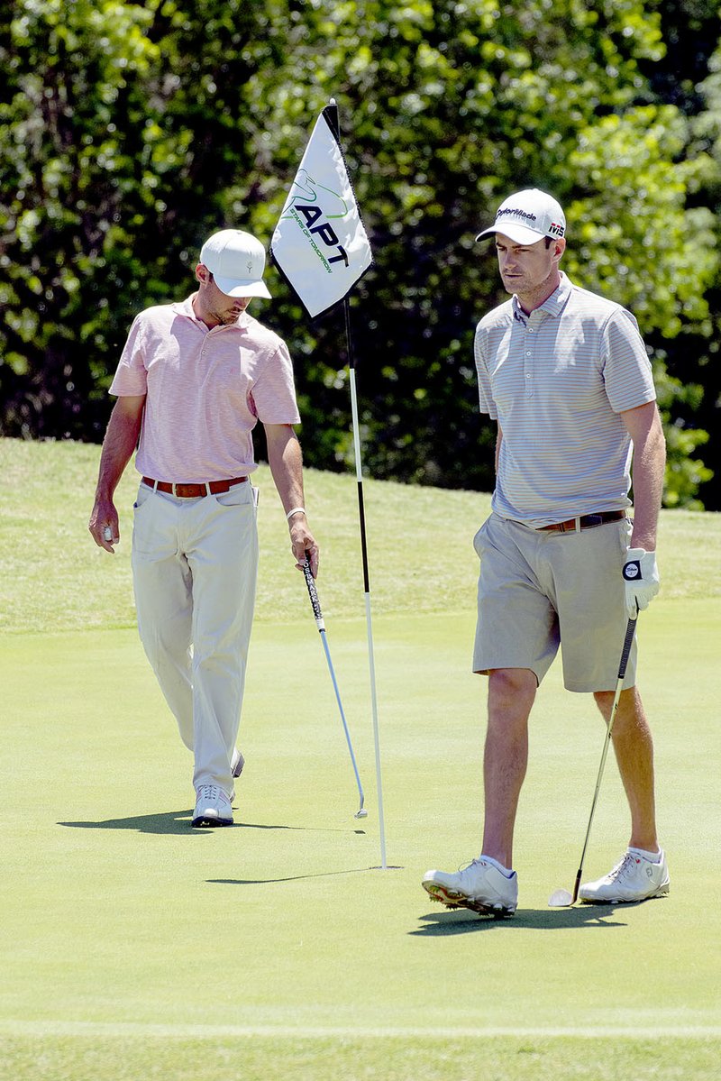 Courtesy of Greg Sellers For the third year, professional golfers with the APT came to Bella Vista for the NWA Charity Classic on Tuesday through Saturday last week.