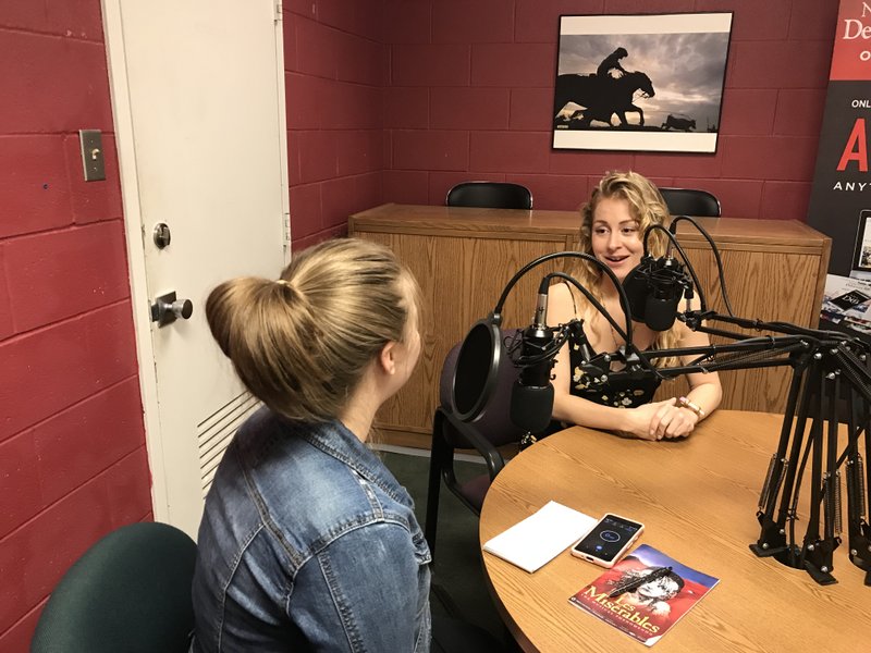 Jocelyn Murphy interviews Mary Kate Moore who plays Fantine in Les Miserables at the Walton Arts Center.