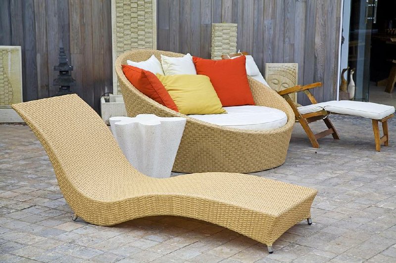 Wicker furniture is surfing a bigger trend wave than ever this year. 