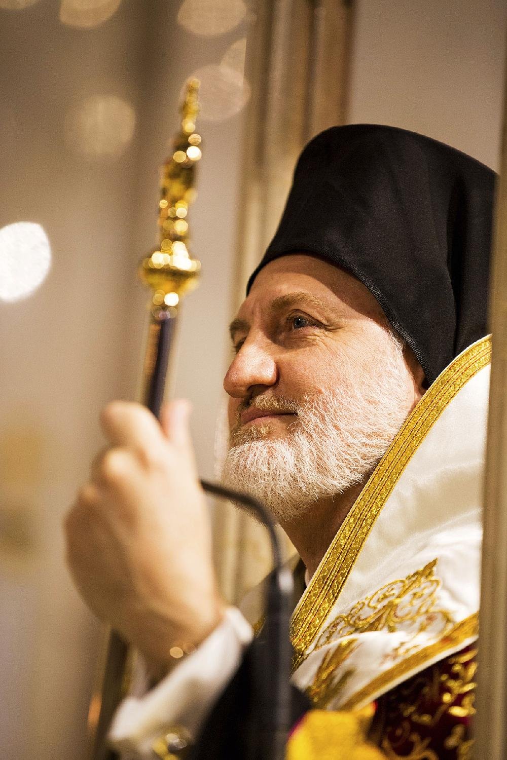U S Greek Orthodox Church Installs New Leader