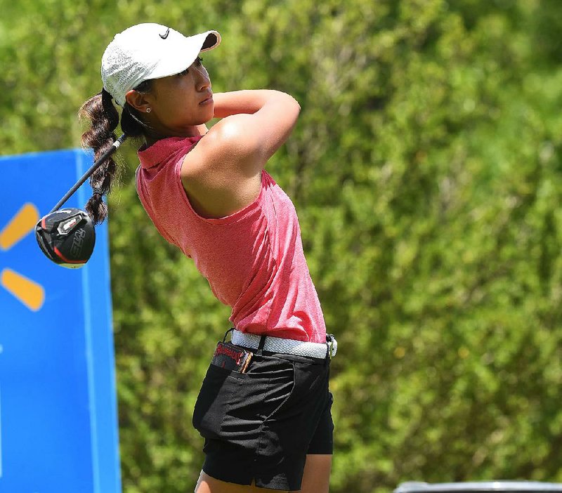 Arkansas’ Dylan Kim shot a 3-under 68 during Monday’s LPGA Northwest Arkansas Championship qualifier at Pinnacle Country Club in Rogers, earning a spot in this week’s tournament.