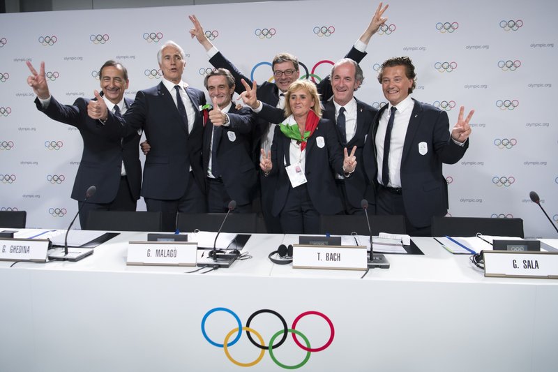 Italy's Milan-Cortina wins vote to host 2026 Winter Olympics