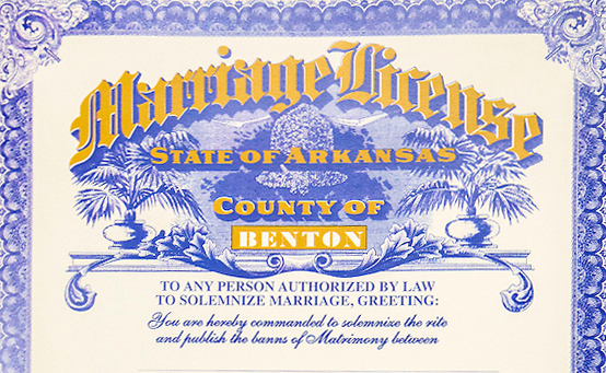 Benton County marriage licenses