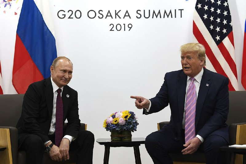 On Friday, as President Donald Trump Russian President Vladimir Putin sat down with reporters, Trump gave Putin a seemingly humorous warning to stay out of U.S. elections. Earlier, Trump and Putin were heard discussing their dislike of journalists. 