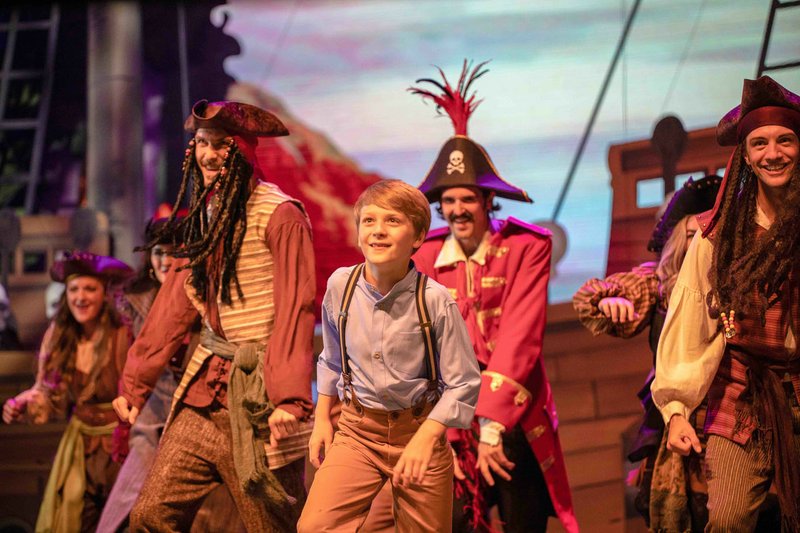 Photo courtesy Silver Dollar City Eleven-year-old Kashton Hansen, pictured, shares the role of Reuben with A.J. Turner in the new million-dollar, Broadway-style Silver Dollar City production of "Reuben's Swashbuckling Adventure."