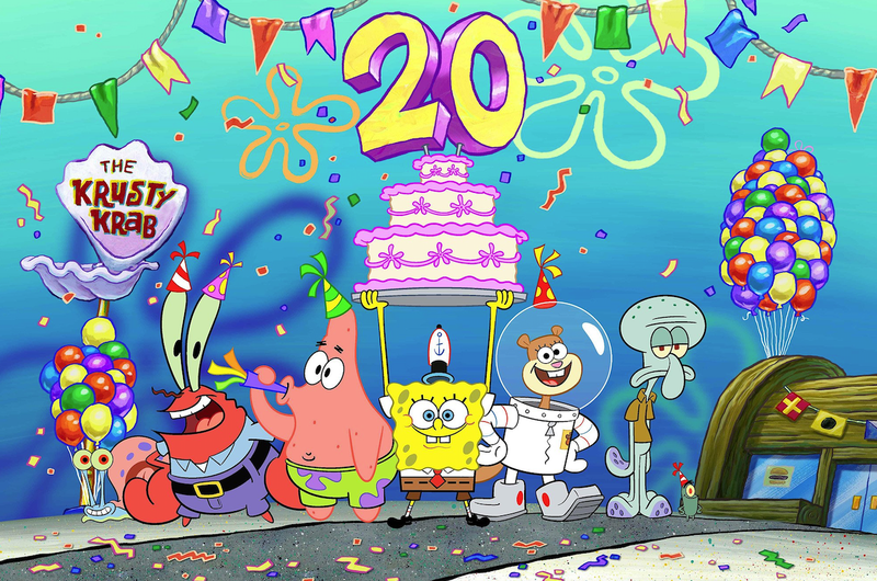 SpongeBob’s Big Birthday Blowout airs July 12 on Nickelodeon. (TNS)