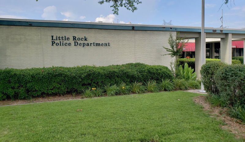 FILE — Little Rock Police Department headquarters are shown in this 2019 file photo.