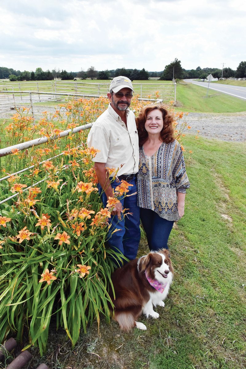 Eldon and Anne Fry of Quitman are cattle farmers. They have been recognized as the 2019 Cleburne County Farm Family of the Year. Their family includes their son, Scott Fry, and his family in North Carolina; and their Australian shepherd, Josey Mae, who goes everywhere with the couple on the farm.