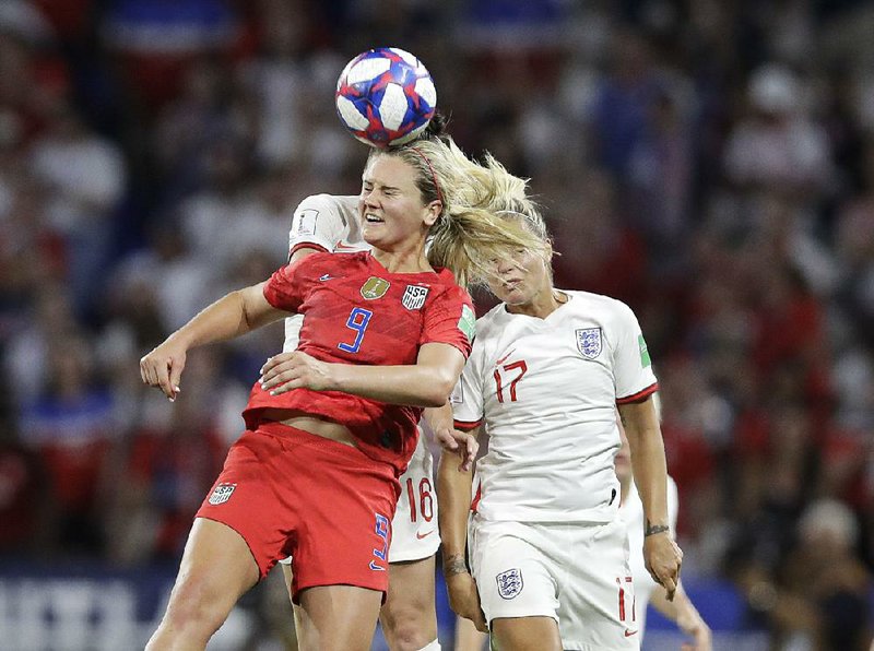 Lindsey Horan (9), who plays professionally in the National Women’s Soccer League, has helped lead the United States to Sunday’s Women’s World Cup championship game against the Netherlands.