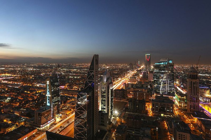 Automobiles travel through Riyadh, the capital of Saudi Arabia. The country is experiencing persistently high unemployment despite government efforts to create jobs. 
