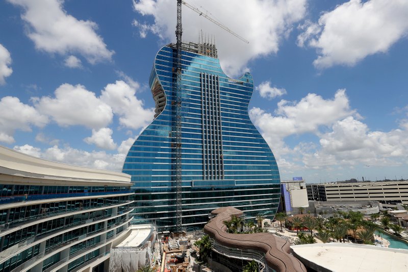 Construction is almost completed at the Seminole Hard Rock Hotel &amp; Casino Hollywood, where a $1.5 billion expansion project has added hotel rooms, dining, spa and a list of other attractions for guests. The hotel is scheduled to open on October 24th. Photo by Mike Stocker via South Florida Sun Sentinel (TNS)