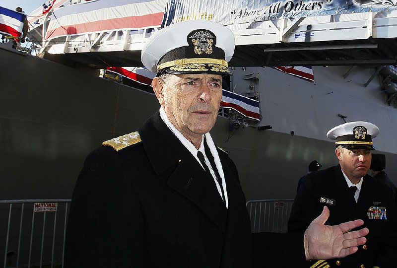 “As painful as it is to submit my request to retire, I will not be an impediment whatsoever to the important service that you and your families continue to render the nation every day,” Adm. William Moran said in a statement. 