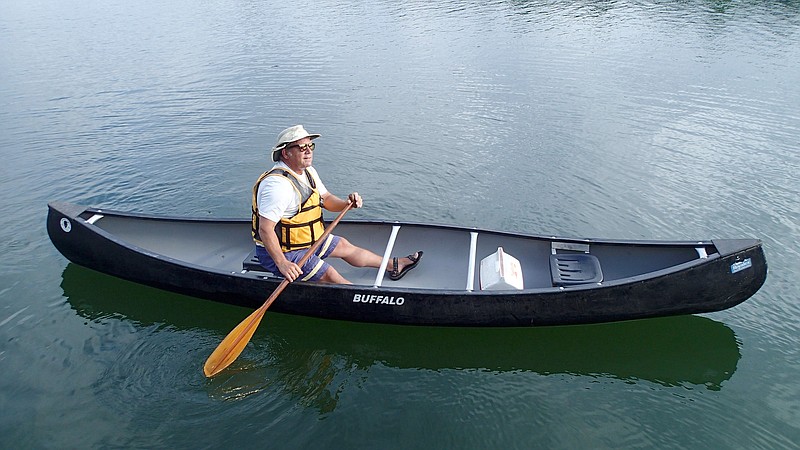 Courtesy photo
To paddle solo efficiently in a tandem canoe, turn the canoe around so the bow is now the stern. Sit in what was formerly the bow seat to be more in the center of the canoe.